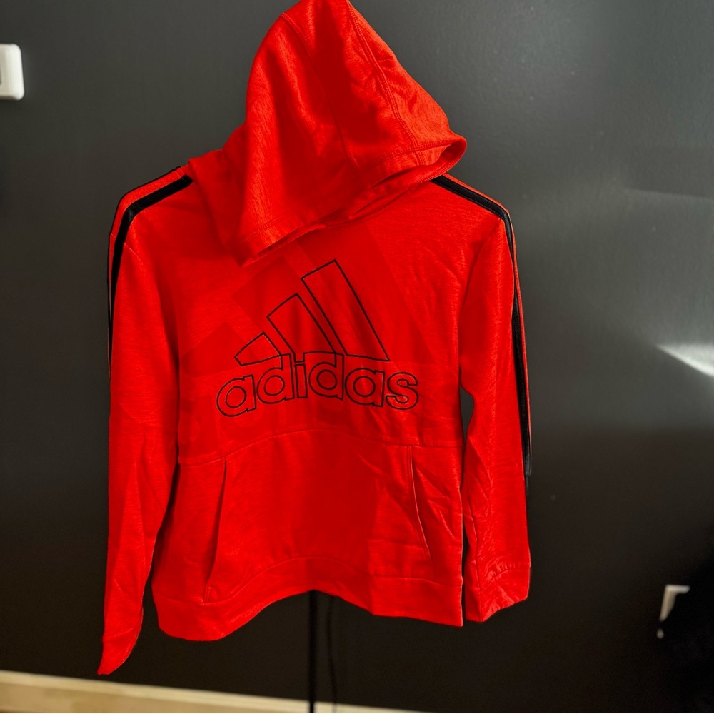 Adidas Kids Bold Red Hoodie